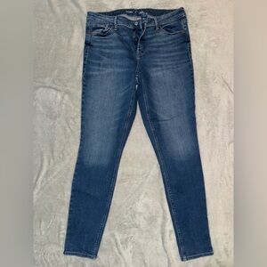 Old Navy Women's Skinny Jeans in Dark Blue 14 Tall